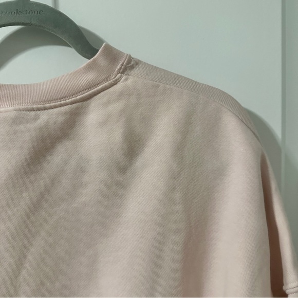 Nike Phoenix Over-Oversized Crew Neck Pink Sweatshirt Swoosh Women's Size Small - Picture 10 of 13